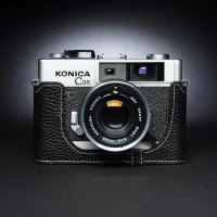 Design for KONICA C35 FD Handmade Genuine Leather Camera Half Case Cover Bag