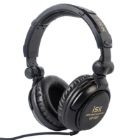 Auriculares Original ISK HP-800 professional recording monitor headphone gaming headset 3.5mm+6.3mm stereo bass