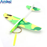 Foam Airplane Launcher Toy EPP Bubble Plane Glider Hand Throw Catapult Plane Toy for Kids Catapult Guns Aircraft Launcher Game