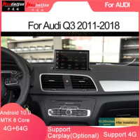 HualinganFor(8663)8"AudiQ3MMI2G3G Multimedia Car Stereo with Screen Mirroring Bluetooth Usb Tf Fm Aux Apple CarPlay 4g Wifi 4 32