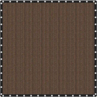 Shade Fabric Sun Shade Cloth Privacy Screen With Grommets for Patio Garden Pergola Cover Canopy 20x20 FT Shed Mocha Freight Free
