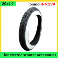 Electric Bike Fat Tire 20x4.0 20inch Fat Bicycle Tire Black White Snow Mountain Bike Accessory Enhanced Version Bicycle Tyre