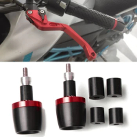 Motorcycle Handlebar Grips Handle Bar Cap End Plugs For SUZUKI V-STROM 650 1000 GSXR 650 700 1000 GSR 400 600 750 SV650 SV650X