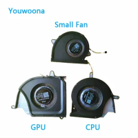 CPU GPU VGA Cooling Fan For Asus ROG Flow X16 GV601RE GV601RM GV601RW Fans Cooler 13NR0AP0T01011 13NR0AP0T02011 13NR0AP0T03011