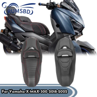 XMAX300 Motorcycle Whole Seat Cover For Yamaha X-MAX X MAX 300 2018-2022 2019 2020 Front Driver Rear Pasenger Integrated Cushion