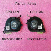 NEW CPU cooling fan GPU Fan For HP 13" Spectre X360 13-AE 13t-ae000 ND55C03-17D17 ND55C03-17D16 L04885-001 L04886-001 cooler fan