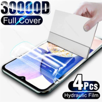 4PCS 30000D Cuvred Soft Hydrogel Film Sumsung A14 5G Screen Protector Not Glass for Samsung Galaxy A14 A 14 5G 2023 A146B 6.6"