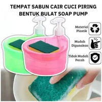 HAGARI - Tempat Sabun Cuci Piring / Dispenser Sabun Cuci Piring DISPENSER SABUN BULAT