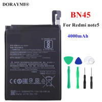 100% Original BN45 4000mAh Battery For Xiaomi Redmi Note 5 Note5 Pro BN45 Phone Replacement Batteries +Tools