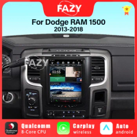 10.25'' 4G+64G Android Auto Radio For Dodge RAM 1500 2013-2018 Vertical IPS HD Screen GPS Navigation Car Stereo Multimedia 2 Din