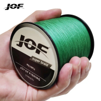 สายเบ็ดถักเปีย JOF X8 อัพเกรด แข็งแรงมาก 8 เส้น Multifilament PE สาย มีให้เลือก 300M, 500M และ 1000M