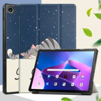 For Lenovo Tab M10 Plus 3rd Gen Tablet Case for Lenovo Tab M10 Plus 3rd Gen 10.6 TB-125FU Folding Stand Smart Cover
