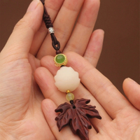【巴黎精品】現貨+預購 汽車掛飾車內吊墜(一帆風順菩提蓮花汽車內飾a1bp32)