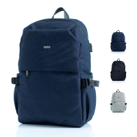 NEW STAR 後背包 簡約機能防水多口袋收納筆電包包 大容量背包 男 女 男包 現貨 BK298(後背包 筆電包)