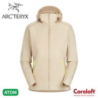 【ARC'TERYX 始祖鳥 女 Atom 輕量化纖外套《柳條褐/音速綠》】X000007037/防風外套/保暖夾克