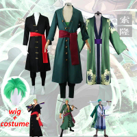 Japanese Anime One Piece Wano Country Monkey D. Luffy Roronoa Zoro Cosplay Costume Kimono Yukata Chi