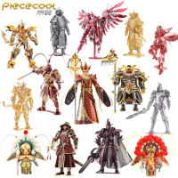 MMZ MODEL Piececool 3D Metal Puzzle Crescent Blade Armor Robot Assembly DIY 3D Laser Cut Model Puzzle Toys for Adultsts