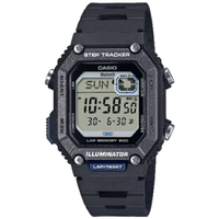 CASIO 卡西歐 WS-B1000-1AV 簡約運動藍芽計步器腕錶 黑色  41.3 mm｜樂天全館特惠中★指定刷卡回饋10%