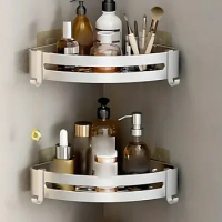 Shelf for Storage Bathroom Shelves Aluminium Shampoo Holder Shower Shelf Shower Shelf Bathroom Accessories No-drill Shelves