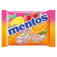 MENTOS ลูกอม รสผลไม้ (ถุง 100 เม็ด)