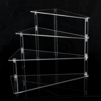 4 Tier Cupcake Stand Acrylic Display Risers, Cake Pop Stand, Dessert Table Display Stand, Funko Pop Figure Shelves