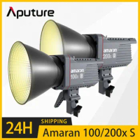 Aputure Amaran 100x S Amaran 200x S 2700-6500K Bi-color LED COB Video Light for Photography with Bowens Mount Lamp CRI 95