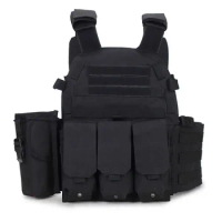 Outlife USMC Airsoft Military Tactical Vest Molle Combat Assault Plate Carrier 3 Colors CS Outdoor Clothing Hunter
