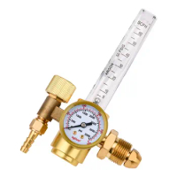 CGA580 G5/8 0-25 Argon CO2 Mig Tig Flow Meter Gas Regulator Flowmeter Welding Weld Gauge Argon Regulator Pressure Reducer