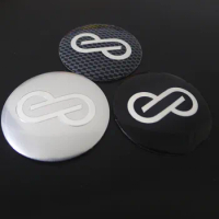 4pcs 56mm For Enkei Car Styling Fixing Wheel Center Hub Cap Stickers Badge Emblem Accessories