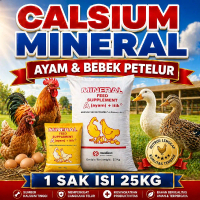 Calsium mineral & Top Mix 1 Sak untuk ayam dan bebek petelur