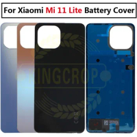 For Xiaomi Mi 11 Lite Back Battery Cover Rear Glass Housing Door Case For Xiaomi 11 Lite Back