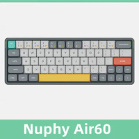 Nuphy Air60 portable wireless keyboard 60% low profile mechanical keyboard supports Bluetooth 5.0 2.4G wireless Windows Mac OS