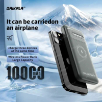 10000mAH Wireless Power Bank Portable Fast Charging Powerbank Dual USB for Iphone 14X Samsun S23 Huawei Xiaomi PowerBank