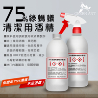 【免運】抗菌75%酒精一瓶 (500ML) 乙醇 食品級酒精清潔液【補充瓶/補充瓶+噴頭】【現貨供應】
