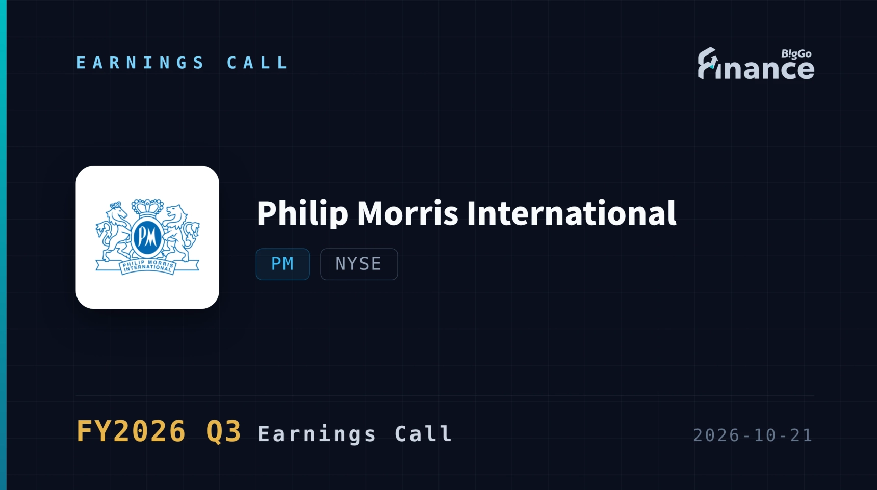 [Philip Morris International Q3 2026 Earnings Call] PMI's Adjusted Operating Income Tops $5 Billion for the First Time, But a $370 Million U.S. ZYN Investment a