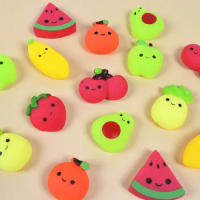 5-50PCS Kawaii Squishies Mochi Fruit Anima Squishy Toys For Kids Antistress Ball Squeeze Party Stress Relief Toys For Birthday