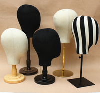 可插針男女頭模  頭飾展示架  假人頭 臺式帽架 帽子展示道具