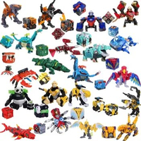 41Pcs 52TOYS DIO Beast Box BB Four Square Mini Transformation Spider Whale Panda Figures Model Mobile Toy Gift