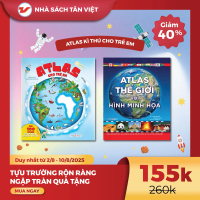 CB416 - Combo sách Atlas kì thú cho trẻ em