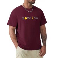 Bowling Is My Favorite Sport T-Shirt blacks graphics sports fans kawaii clothes t shirt men