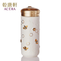 【乾唐軒】吉星大豐收隨身杯 / 大 / 雙層 / 鎏金+水晶 / 6色 350ml【直送日本專用 台灣消費者請勿下單】