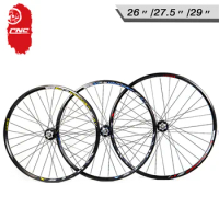 CNC MTB Bike Wheelset Aluminium Alloy 26 27.5 29inch Bicycle Wheels Disc Brake Cyling Accessory