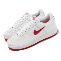 【NIKE 耐吉】休閒鞋 Air Force 1 Low Jewel 白 紅 小勾 附牙刷 男鞋 女鞋 AF1 小白鞋(FN5924-101)