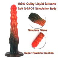 Long Silicone Realistic Dildo Strong Suction Cup Dildo Prostate Massager Large Butt Plug Dildo Anal Sex Toys for Women