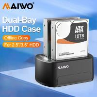 On Sale MAIWO HDD Clone Docking Station for 2.5/3.5 Inch HDD SSD Support Offline Cloner