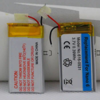 50pcs/lot 3.7V Battery Replacement Li-ion Battery for iPod Nano 6 6th Gen 8GB 16GB