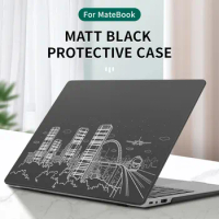 Matte Black Laptop Case For 2023 Huawei Matebook D14 D15 Protective Shell Cover for Magicbook14/15