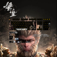 現貨免運！黑神話悟空鍵帽 鍵帽 原廠二次元游戲鍵盤帽新款小全套高端定制鍵帽周邊 八折下殺 特價出 可開發票
