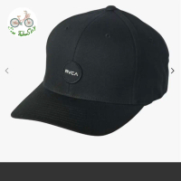 TOPI PRIA RVCA ORIGINAL MINI MOTORS FLEXFIT BLAK