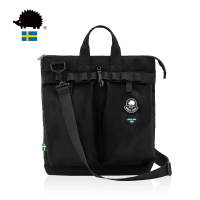 【SCANDINAVIAN FOREST 北歐小刺蝟】情人節禮物 201水星節奏手提側背包(黑色)